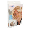 Blond retro parochňa s fúzmi